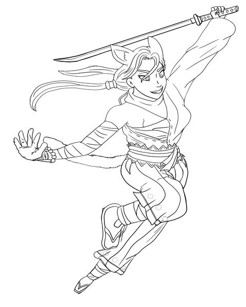 Lineart example